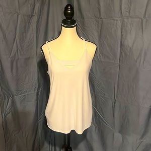 NWOT Bar III Flowy White Tank Size Small